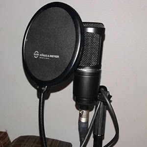 A microphone.